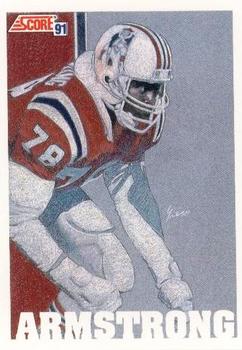 Bruce Armstrong New England Patriots 1991 Score NFL Team MVP #640